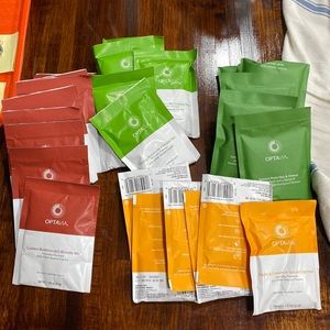 Optavia B Blondie, Oatmeal, Mac and cheese, spinach Mac and cheese.  25 total.